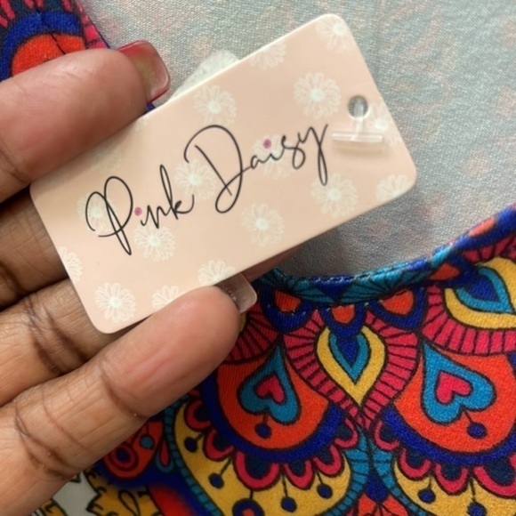 Floral Tiered‎ V-Neck A-Line Dress - M NWT - Picture 3 of 5